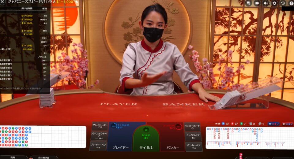 ゲーム数が多いオンラインカジノ|ジャパニース・スピード・バカラ・プロバイダー